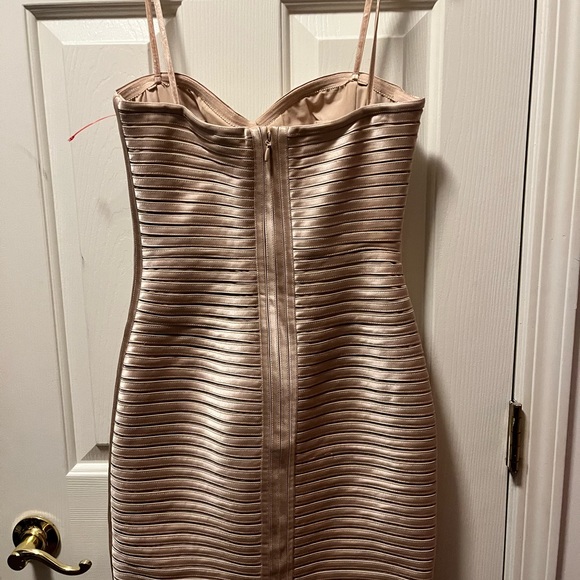 NWT BCBG rose gold dress size 4 - Picture 6 of 11